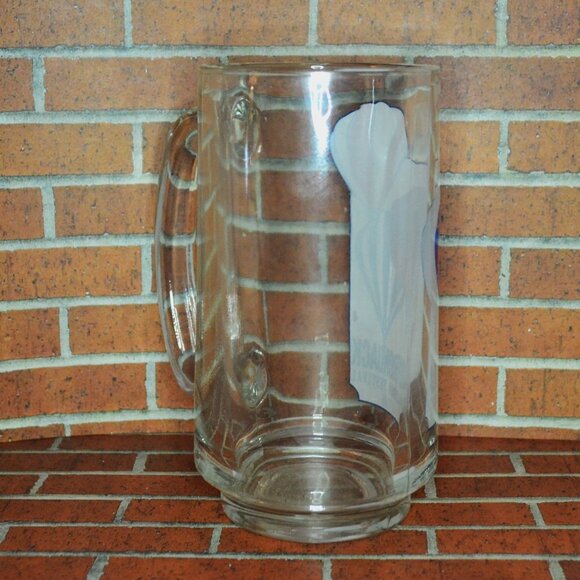 Vintage Clear Glass Mug Adirondack Balloon Festival 1986 Collectible Souvenir - Picture 4 of 4